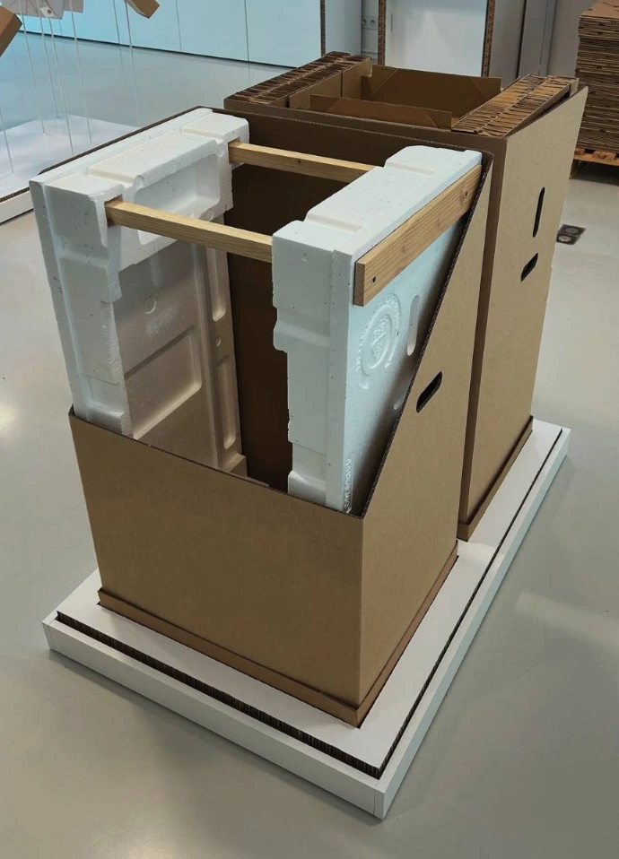 honeycomb cardboard as a substitute for EPS